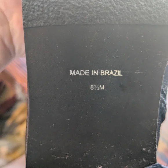 Matisse Black Leather Lace-Up Ankle Boots Pointed Toe Size 8.5 - Picture 3 of 5